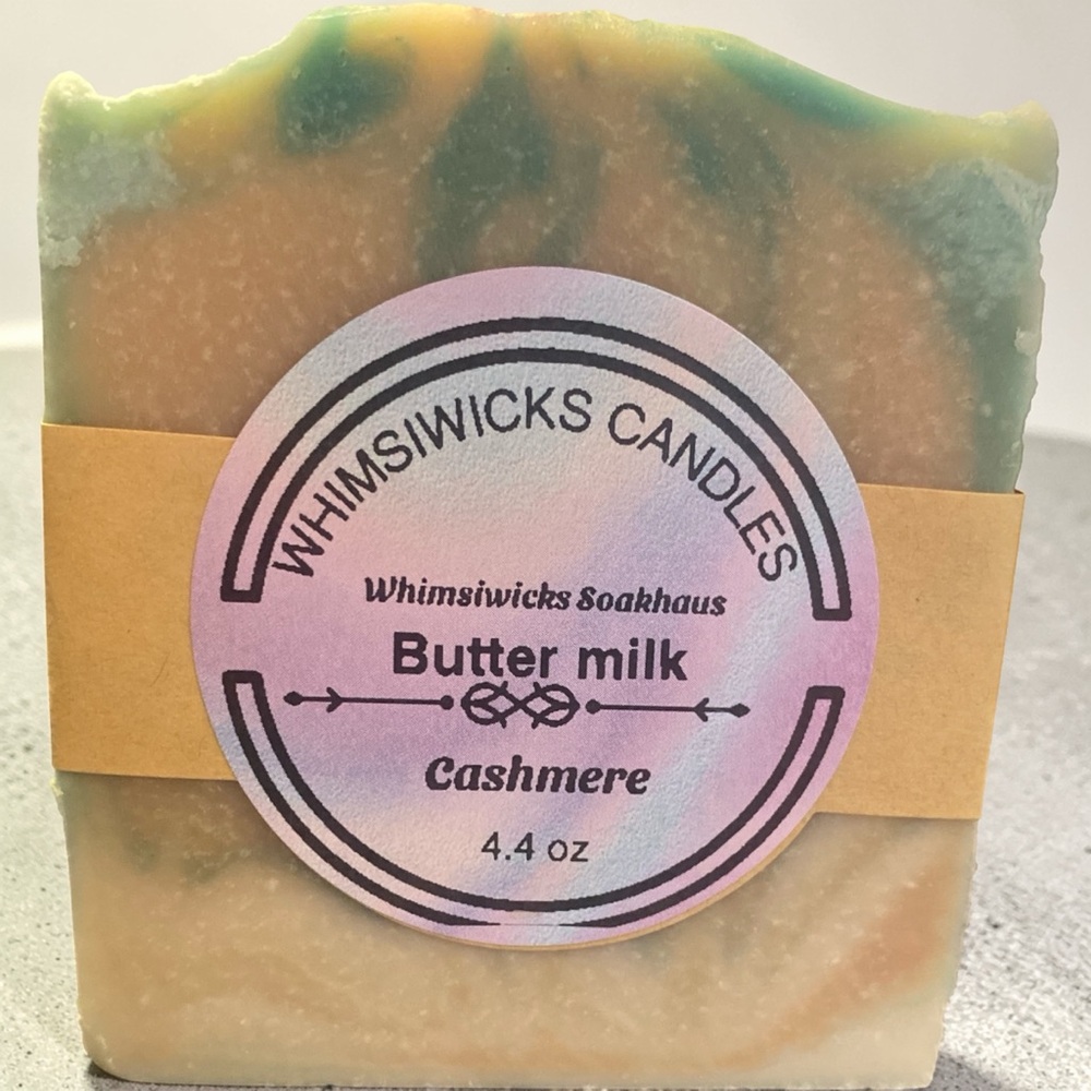 Hand Crafted Buttermilk soap Cashmere Scented